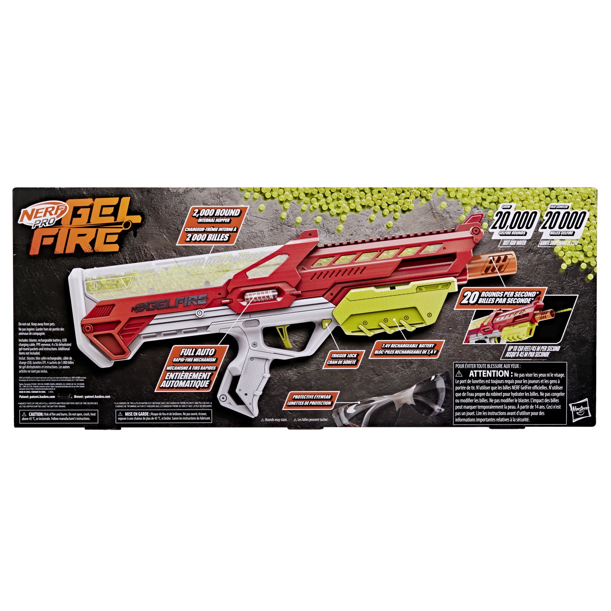 Nerf Pro Gelfire Warp Speed Motorized Blaster and 20,000 Gelfire Rounds