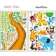 thumbnail image 4 of Árbol de animales felices de dibujos animados con búho mono cebra jirafa pegatinas de pared, habitación de bebé guardería calcomanías de pared extraíbles murales Ormromra MZQ-1060, 4 of 8