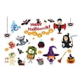 thumbnail image 2 of Adhesivos de pared con dibujos animados de Halloween, vampiro, calabaza, murciélago,, 2 of 2