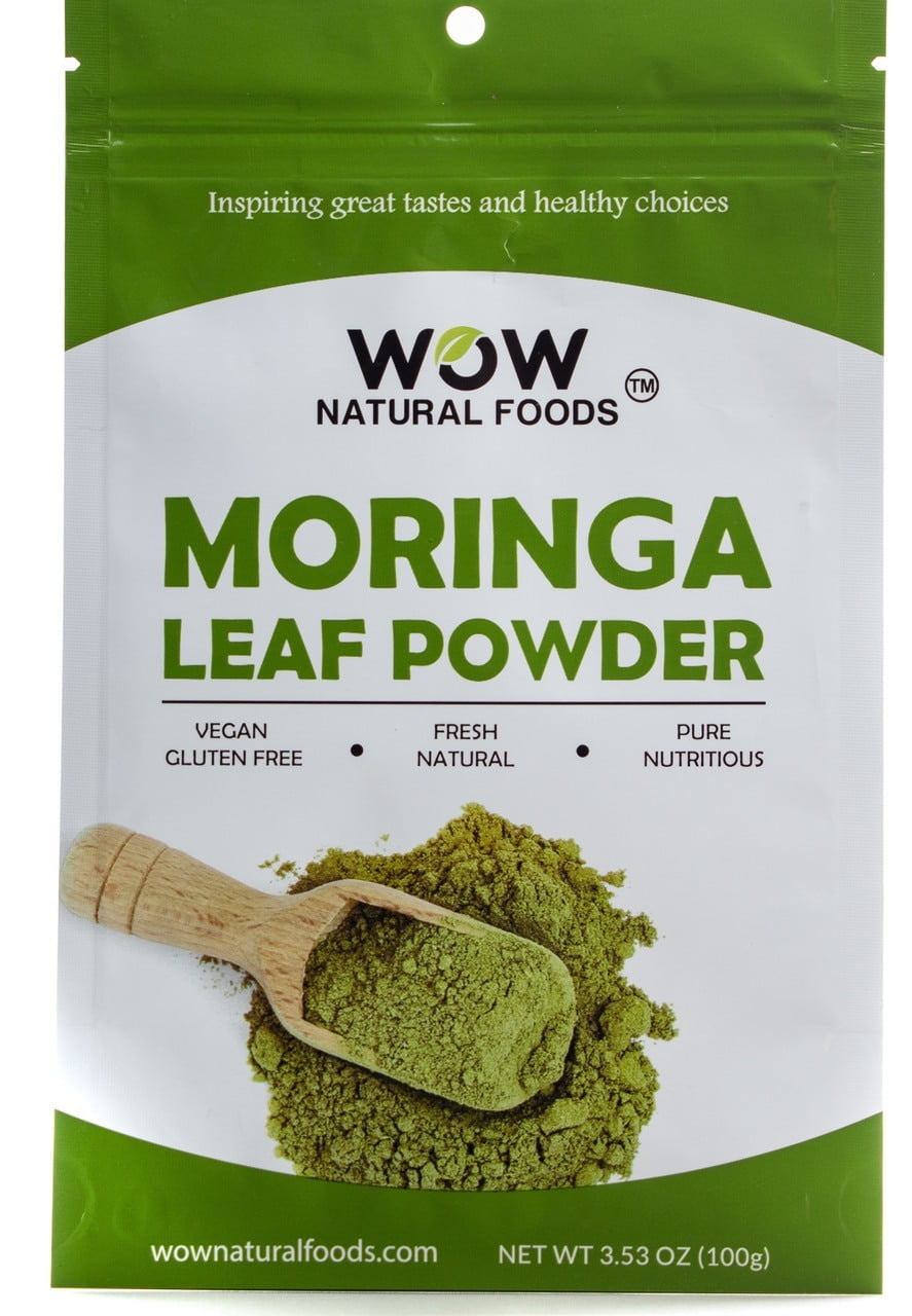 Moringa Powder (Moringa Oleifera), Rich in Natural Antioxidants, No