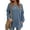 Blue, variant on Fantaslook V Neck Sweatshirts for Women Casual Long Sleeve Tops Oversized Sweatshirt With Pockets
