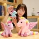 thumbnail image 5 of Juguete de peluche de unicornio con alas para Bebé y Niño, muñeco de peluche de felpa suave, almohada para dormir, regalo de cumpleaños, 5 of 5
