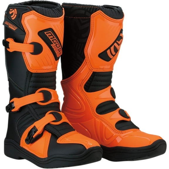 Moose Racing M1.3 Youth MX Offroad Boots Black/Orange 1 USA