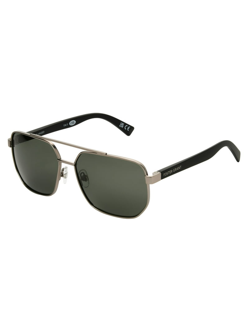 Foster Grant TruPolar Men's Polarized Sunglasses Geometric