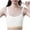 White, variant on Qingpeng Toddler Girls Training Bras Kids Soft Cotton Sports Bra for 12-15 Years