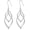 Gloss Silver, variant on Silver Plating Dangle Earrings for Women, 14k Gold Plated Double Linear Drop Statement Earrings Anniversary Birthday Gifts for Women
