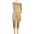 thumbnail image 7 of NMMUED Jumpsuits for Women Casual Strapless Jumpsuits for Women One Piece Jumpsuits for Women Capri Jumpsuits for Women Fitted Jumpsuits for Women Elegant Jumpsuits for Women, Khaki L, 7 of 7