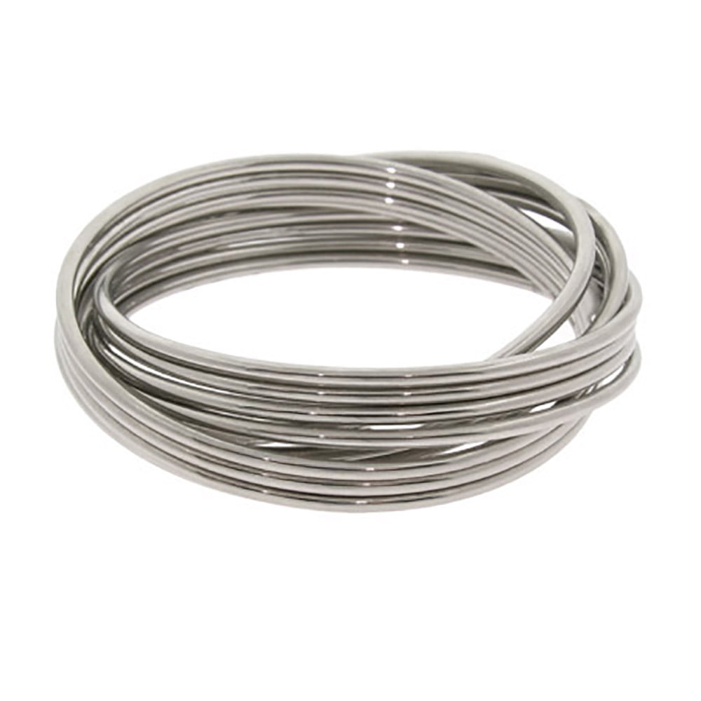 Eve S Addiction Las Stainless Steel Twelve Bangle Bracelet Set Eve S Addiction Las Stainless Steel Twelve Bangle Bracelet Set Clearance Final