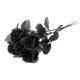 thumbnail image 1 of Cateissary Rosas de poliéster Centros de de Halloween Decoración de fiesta negro Type3 NO3, 1 of 1