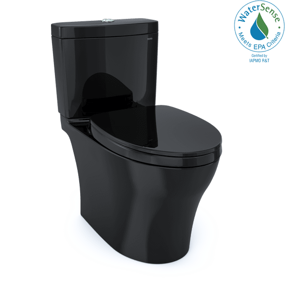TOTO Aquia IV WASHLET Two-Piece Elongated Dual Flush 1.28 and 0.9 GPF Toilet, Ebony - MS446124CEMN#51