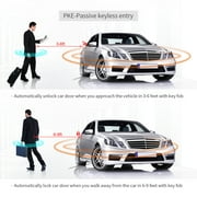 EASYGUARD EC002-NI-NS FSK Technology Rolling Code Smart Key pke car Security Alarm System with Passive keyless Entry auto Start Stop keyless go & Touch Password Entry Backup