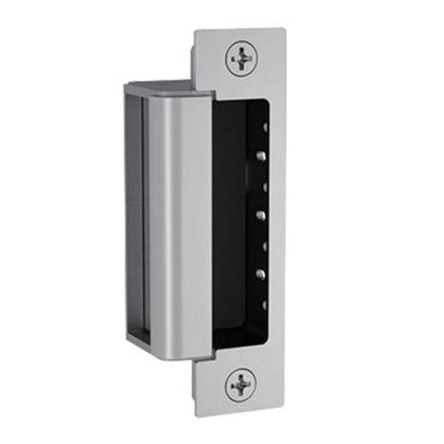 Electric Strike Complete Kit for Latchbolt Locks, Satin Stainless Steel