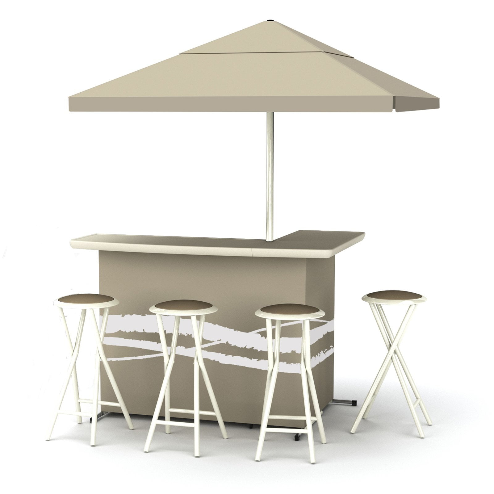 Best Of Times Indoor Outdoor Portable Bar With 4 Barstools Com