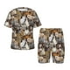 thumbnail image 1 of Balery Cut Cats Conjunto de Pijama Infantil de Manga Corta con Estampado – Ropa de Dormir de Algodón Suave-Large, 1 of 6