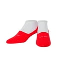 thumbnail image 4 of ODD SOX – Basix Unisex Large No Show Socks – Red – Soft Cotton Blend Low Profile Athletic Socks –, 4 of 5