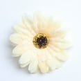 thumbnail image 3 of 10 piezas pequeñas cabezas de gerbera de seda artificiales flores de margarita de imitación mezcladas champán Sunnimix Cabeza de la flor, 3 of 8