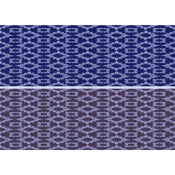 Ahgly Company Machine Washable Indoor Rectangle Transitional Denim Dark Blue Area Rugs, 8' x 10'