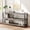Grey V, variant on Industrial Entryway Table, 47" Narrow Long Console Table with Storage, 3 Tier Wood Console Table for Living Room, Farmhouse Sofa Tables Behind Couch, Hallway Table for Foyer-Grey