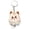 White #14, variant on StlyGar Cute Plush Cat Keychain with Fluffy, Pom Pom Keychain For Bag, Backpack,Multicolor Faux Fur Accessory Saffron