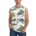 thumbnail image 2 of Picia Cute Turtle mens Cotton Tank Undershirts , Moisture-wicking Ribbed Tanks, Lightweight Cotton Tank Undershirts-3X-Large, 2 of 8