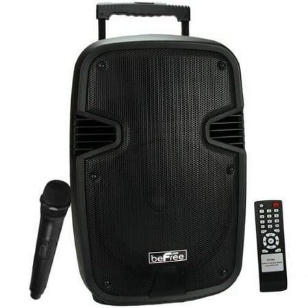 UPC: 0013964776645 | beFree Sound 10 Bluetooth Portable Speaker with USB/SD FM Radio and Lights