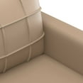 thumbnail image 6 of vidaXL 3-Seater Sofa Cappuccino 70.9" Faux Leather, 6 of 8