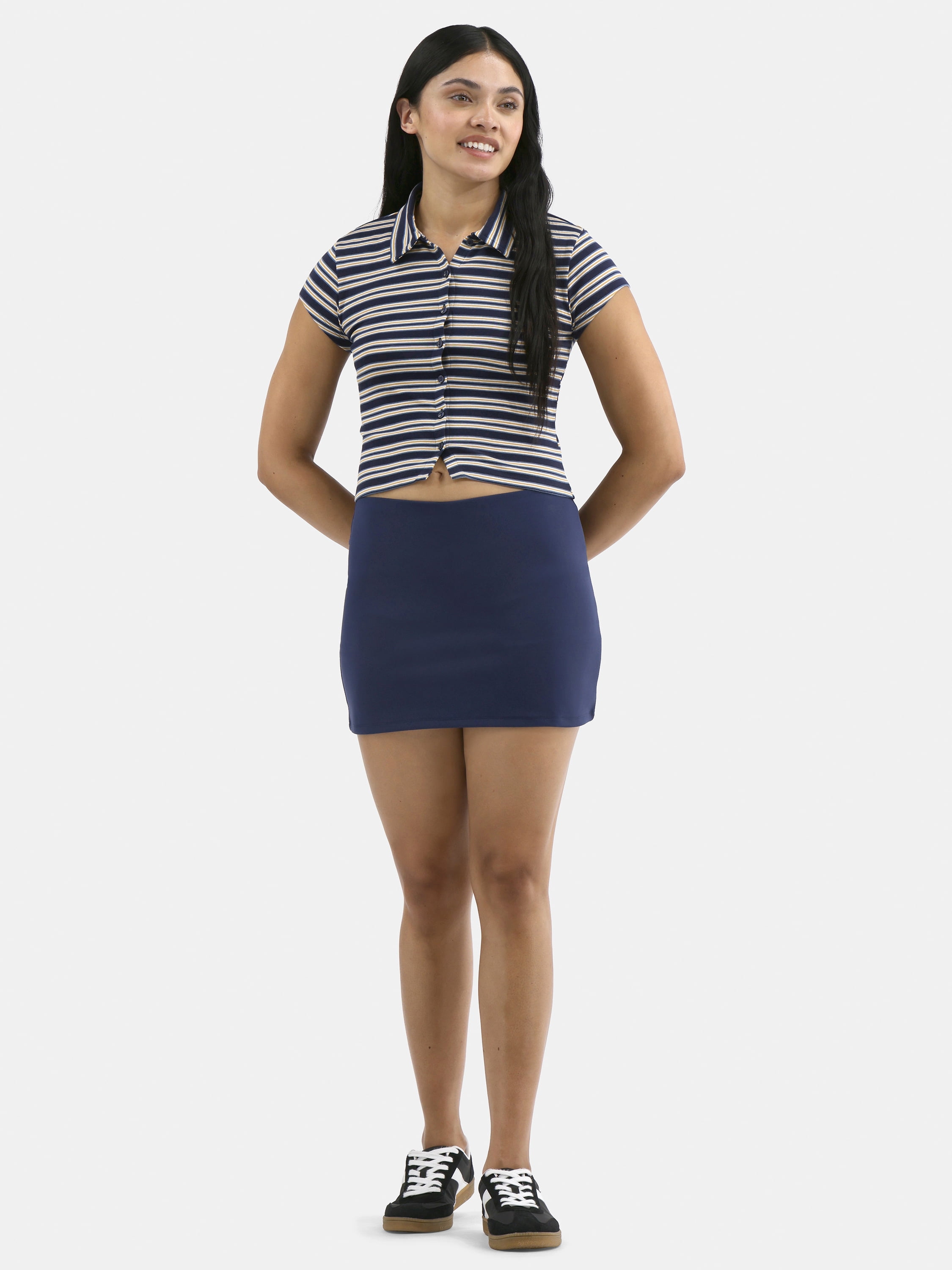 No Boundaries Micro Mini Skort, Women's