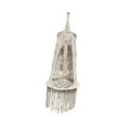 thumbnail image 1 of Hamaca de macramé colgante silla oscilante patio bohemio portátil guardería con, 1 of 8