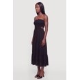 thumbnail image 2 of Women's Smocked Cutout Strapless Tiered Maxi Dress, 2 of 3