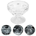 thumbnail image 4 of Pretyzoom Transparent Glass Dessert Bowls for Home Use Perfect for Yogurt Ice Cream 2Pcs, 4 of 8