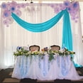 thumbnail image 3 of 1Pc/2Pcs 70*550cm Elastic Chiffon Arch Drapery For Wedding Decoration Stage Background Cloth Gauze Curtain, 3 of 7