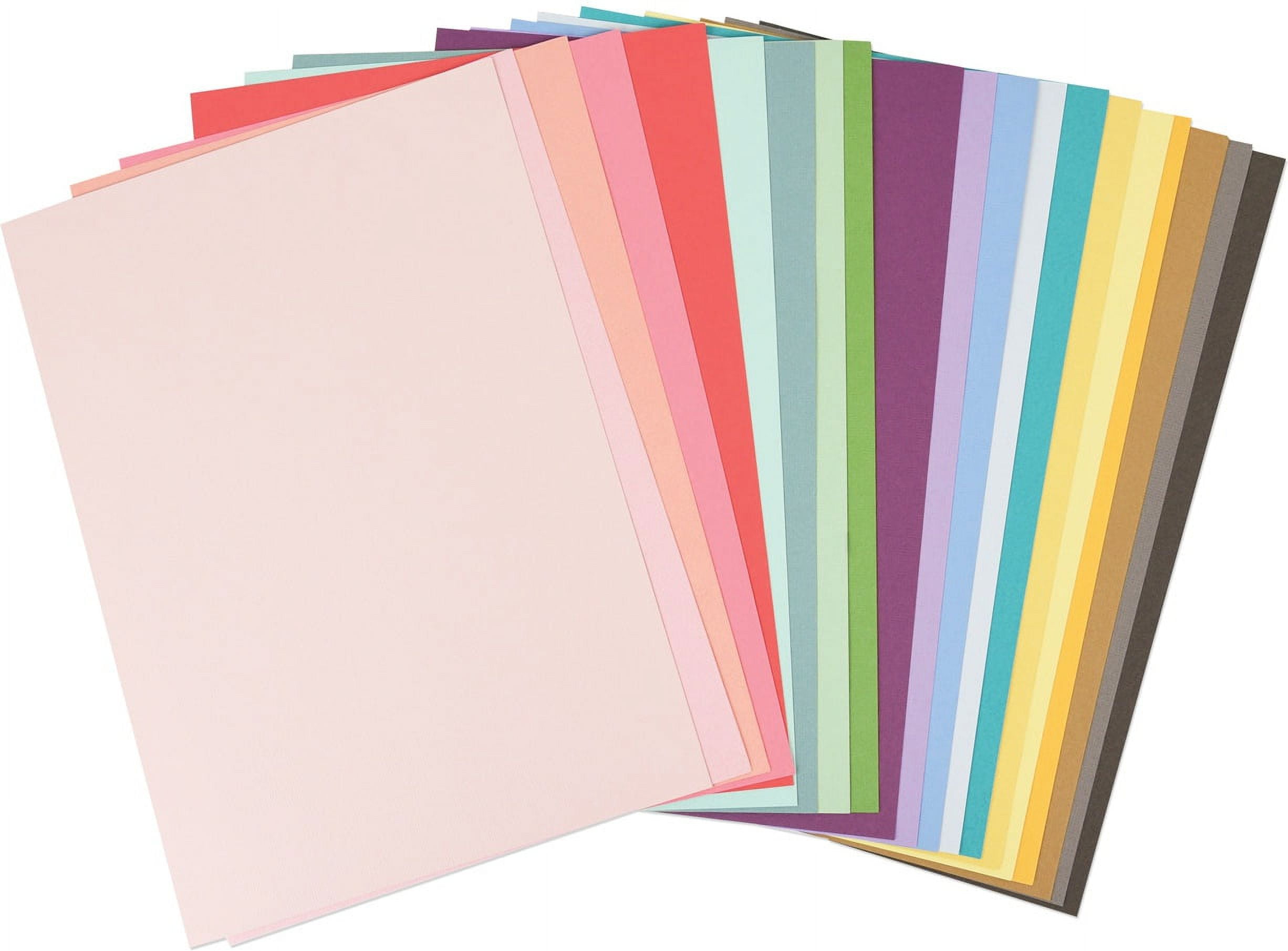 Sizzix 80-Pack Multicolor Card Stock Sheets