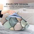 thumbnail image 4 of Yayeee Pillowcase Queen Size Set of 2 Satin Wrinkle Resistant Pillow Case, Green Art Pattern, 4 of 7