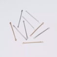 thumbnail image 3 of GKNET 50pcs 15-40mm Double Cylinder Bar Earrings Connecting For Delicate Jewelry Making-Rhodium-35mm, 3 of 6