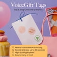 thumbnail image 3 of VOICEGIFT 60 Seconds Recordable Gift Tags with String for All Occasions and Events - Record Your Heartfelt Message for Your Loved Ones (Seashell | 1 Pack), 3 of 10