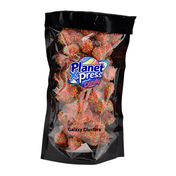 Planet Xpress Candy – Freeze-Dried Galaxy Clusters – Crunchy Space Snack with Fruity Candy Pieces – Astronaut Food Inspired Treat
