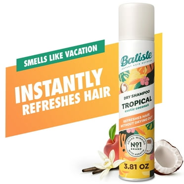 Batiste Dry Shampoo, Tropical Fragrance, 3.81 oz