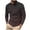 1 Brown, variant on Bazeneo Men Polo Shirt Half Zip Mesh Polos Long Sleeve Designer Tee Shirts Graduated Colour Classic Fit Sports Tops Casual Breathable Gym T-Shirts Mens Golf Tennis Accessories S-5XL