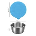 thumbnail image 5 of 1 Set 40ml Sauce Cup with Silicone Lid Good Sealing Leakproof Outdoor Picnic Portable Salad Dressing Container Daily Use, 5 of 5