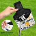 thumbnail image 4 of Haosy Lemons Flowers Butterflies Golf Mallet Putter Cover Strong Magnetic Leather Golf Club Headcover Closure, 4 of 7