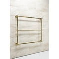 thumbnail image 2 of Kingston Brass DTM32363PB 36 x 32 in. Palatine Wall Mount Towel Rack, Polished Brass, 2 of 5