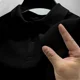 thumbnail image 3 of Camiseta de manga corta con solapa de verano para oficina, estilo clásico, estilo polo, para hombre, para negocios, ocio, transpirable, 3 of 5