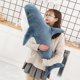 thumbnail image 3 of 140CM gran simulación suave lindo tiburón juguetes de peluche Kawaii relleno niños niñas encantador Animal almohada para regalos de cumpleaños, 3 of 5