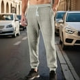 thumbnail image 2 of sususu Sweatpants For Men Lightweight,Men's Casual Trousers Lightweight Streetwear Versatile Sporty Design Fashionable Leisure Bottoms Everyday Wear Comfortable,Khaki,XXXL, 2 of 5