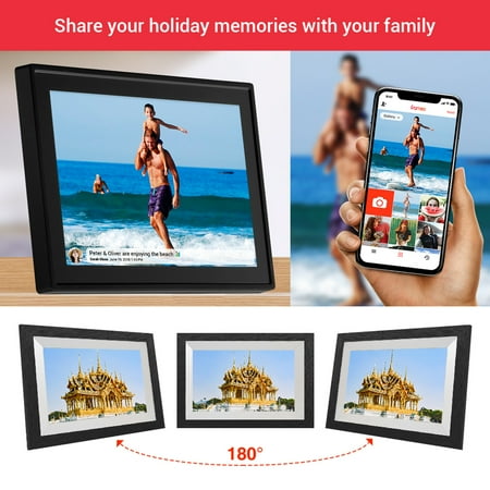 10 Inch Digital Picture Frame Play Photos With Slideshow 1280x800 Full Hd Ips Display View Angle Photo Touch Screen Send Or Small S From Anywher - Digital Photo Frame Send Pictures From Phone 10 Inch Digital Picture Frame Play Photos With Slideshow 1280x800 Full Hd Ips Display View Angle Photo Touch Screen Send Or Small S From Anywher - Digital Photo Frame Send Pictures From Phone