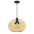 thumbnail image 1 of Lámpara Colgante CWI Lighting 16" Vidrio Ámbar 4 Luces, 1 of 7