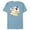 Ocean Blue, variant on Disney Princess Snow White the Kindest One of All - Short Sleeve Blended T-Shirt for Adults - Customized-Yellow