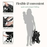 Evolur Velo Rider Stroller, Caviar