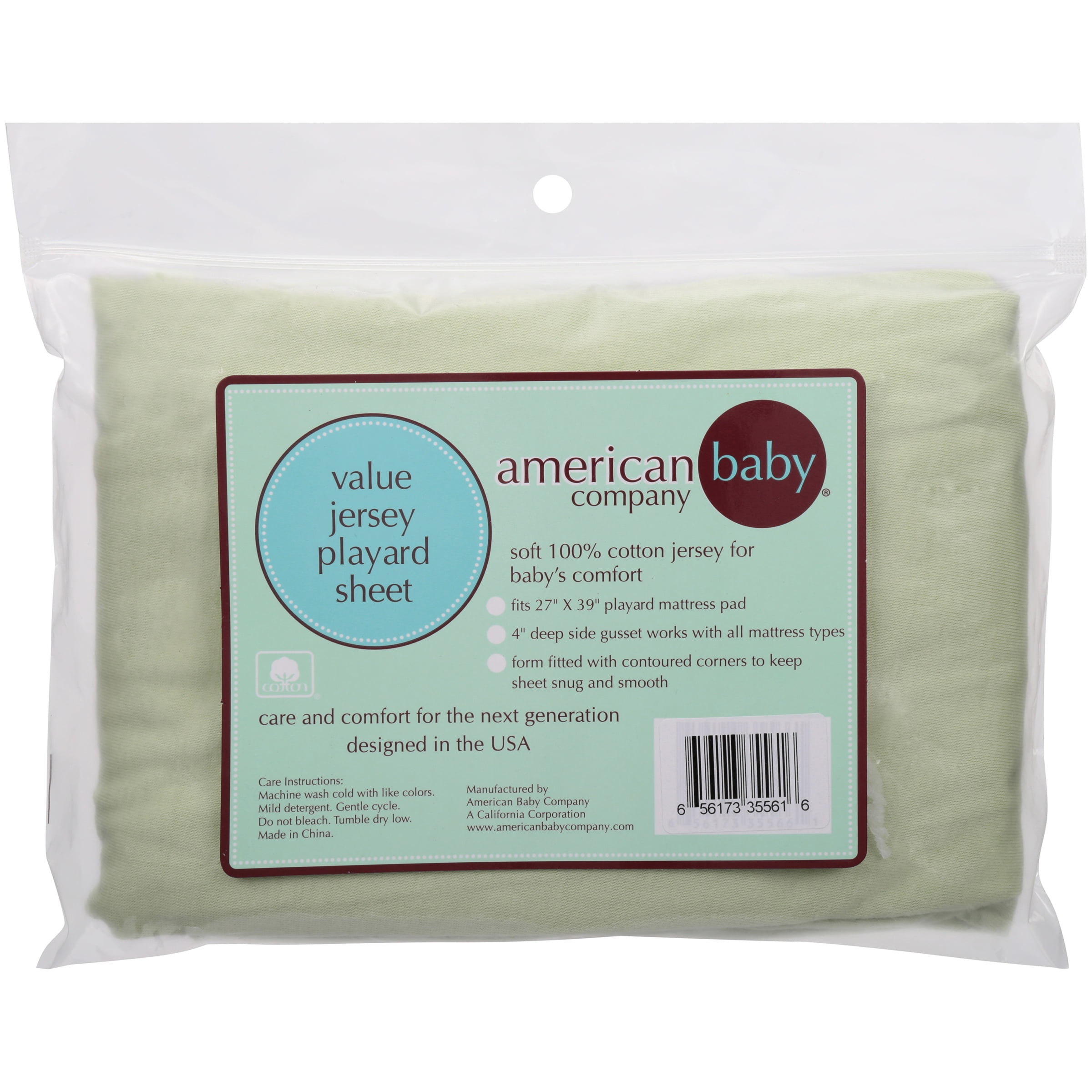 American Baby Company Fitted Pack and Play Sheet