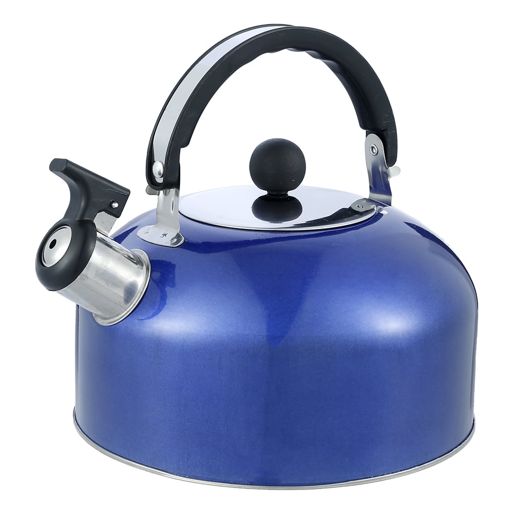 Everso Whistling Kettle,3L Stainless Steel Portable Camping Kettle